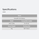 Waterproof Protective Stickers Remote Control Decals for DJI Mini 3 Pro (F)