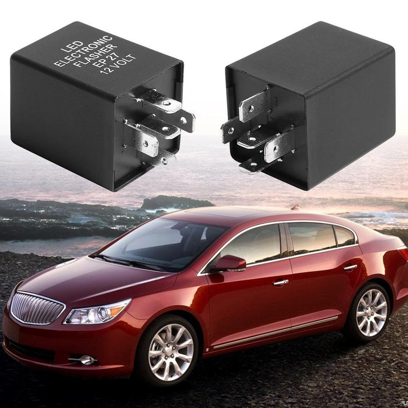 5-Pin EP27 FL27 LED Turn Signal Flasher Relay Decoder Fix Hyper Flash 12V 150