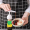 Seasoning Sauce Bottle Spice Container Press Nozzle Kitchen Gadget (White) Newly