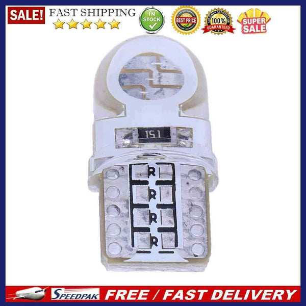 10pcs 12V T10 W5W LED Lamp COB Silicone Shell Car Turn Side Lamps(Blue)