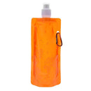 Portable Folding Water Bottle Water Bag Outdoor Sport Supplies (Orange)