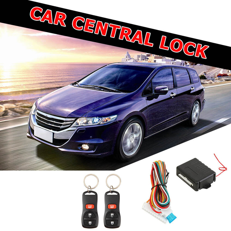 Car Remote Central Door Locking Kit Auto Keyless Entry Alarm System 410/T109