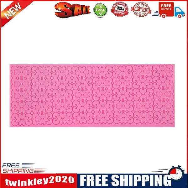 Lace Silicone Mold Mould Sugar Craft Fondant Mat Cake Decorating Bake Tool