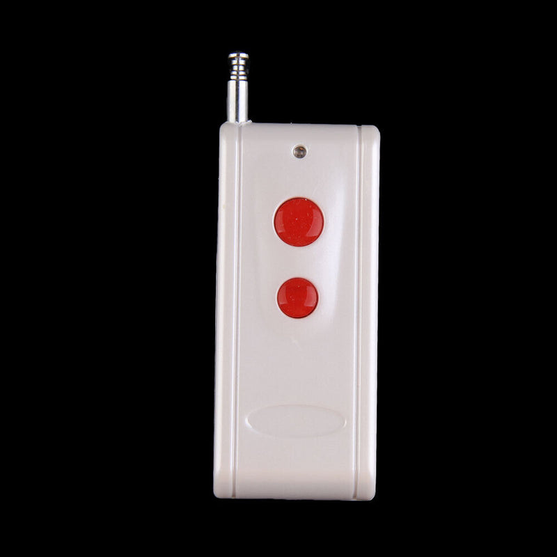 AC 220V 30A 1CH Receiver 2 Buttons Remote Control 1000M 315MHz Transceiver