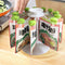 Spinning Seasoning Spice Storage Rack Household Kitchen Cook Rotating Holders