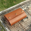 Outdoor Spice Bottle Set Camping Picnic Condiment Storage Bag with 4 Cans Newly