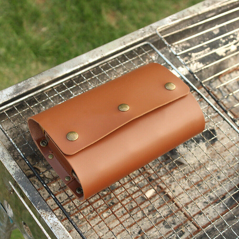 Outdoor Spice Bottle Set Camping Picnic Condiment Storage Bag with 4 Cans Newly
