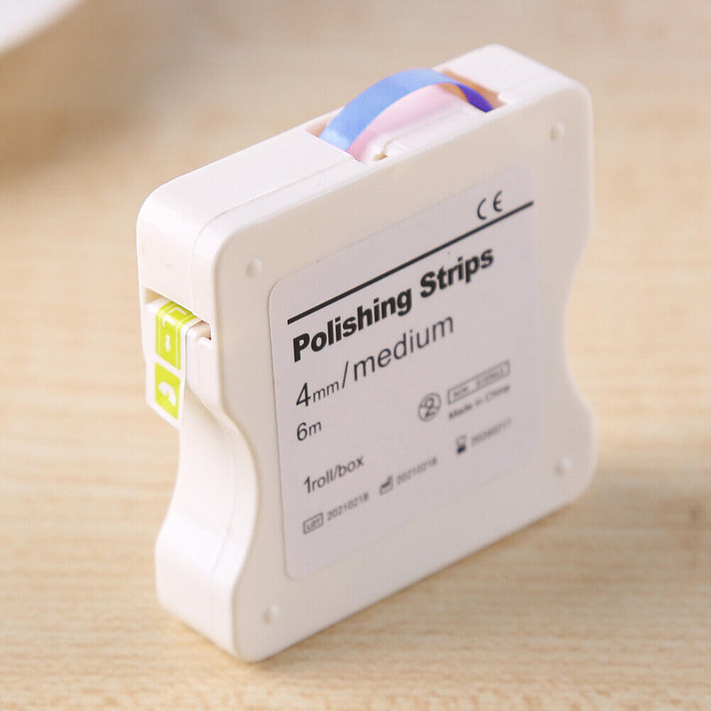 4mm Dental Polishing Strip Roll Kit Teeth Whitening Interdental Grinding Strips