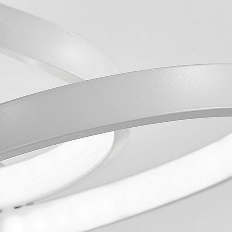 Spiral LED Wall Light Bedside Aisle Bedroom Decorative Lamp (White Light)