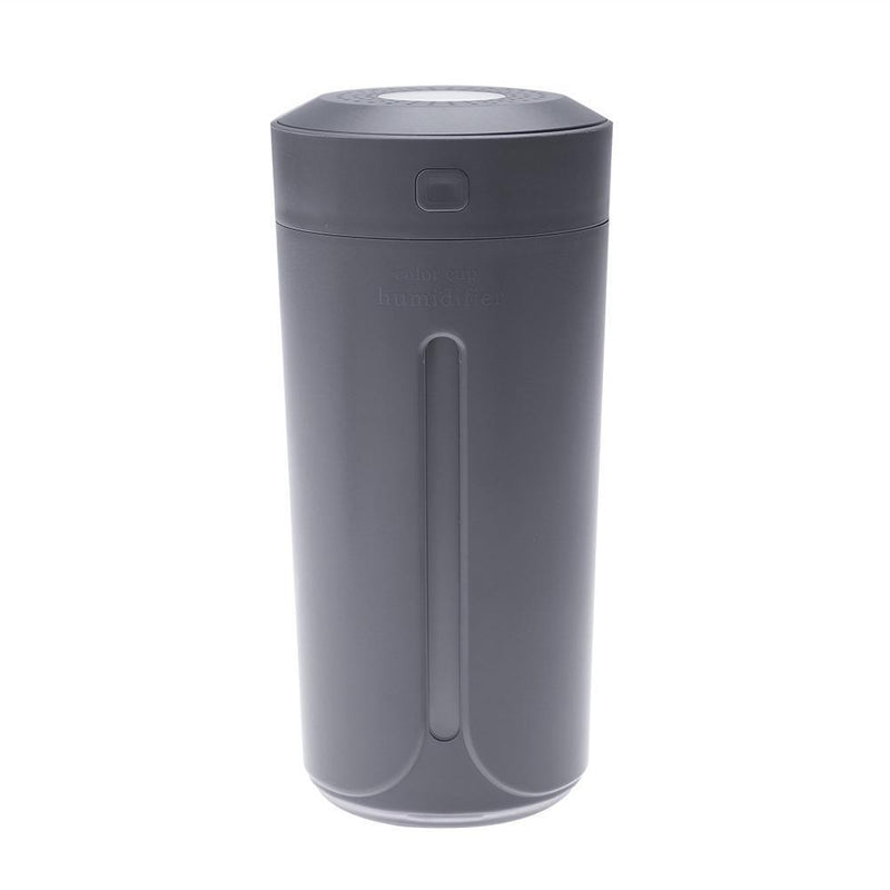 Ultrasonic Light Cup Aroma Humidifier Air Diffuser Purifier Atomizer(Gray)