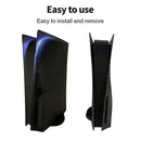 Black Faceplate Cover for PS5 Game Protective Case Console Replacement Shell