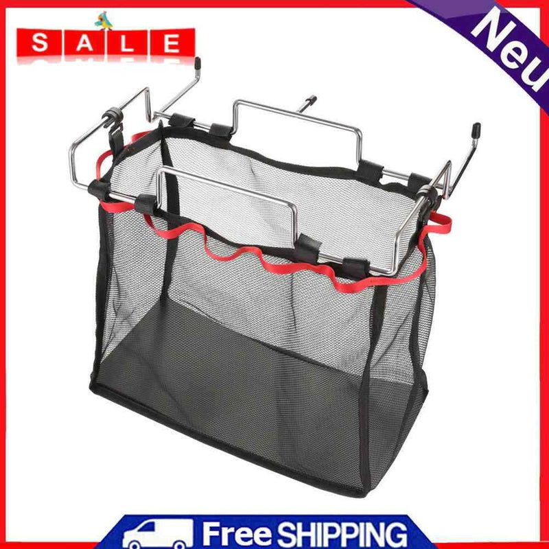 Outdoor Camping Portable Foldable Table Storage Net Shelf Bag for Picnic BBQ
