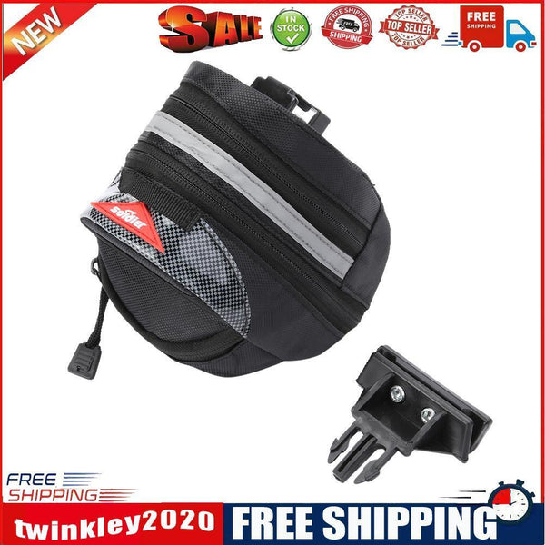 Bike Storage Saddle Pouch Reflective Cycling Bicycle Seat Tail Rear Bags