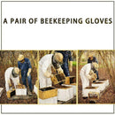 1 Pair Beekeeping Gloves Goatskin Bee Keeping Vented Sleeves Long A0C5