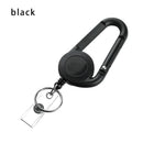 Rope Anti Lost Badge Reel Clip ID Card Holder Keychain Key Ring Lanyard Clip