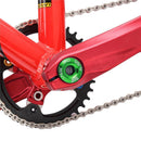 MUQZI CNC MTB Road Bike M19 Crank Cover Screws Crankset Bolt Cap (Green)