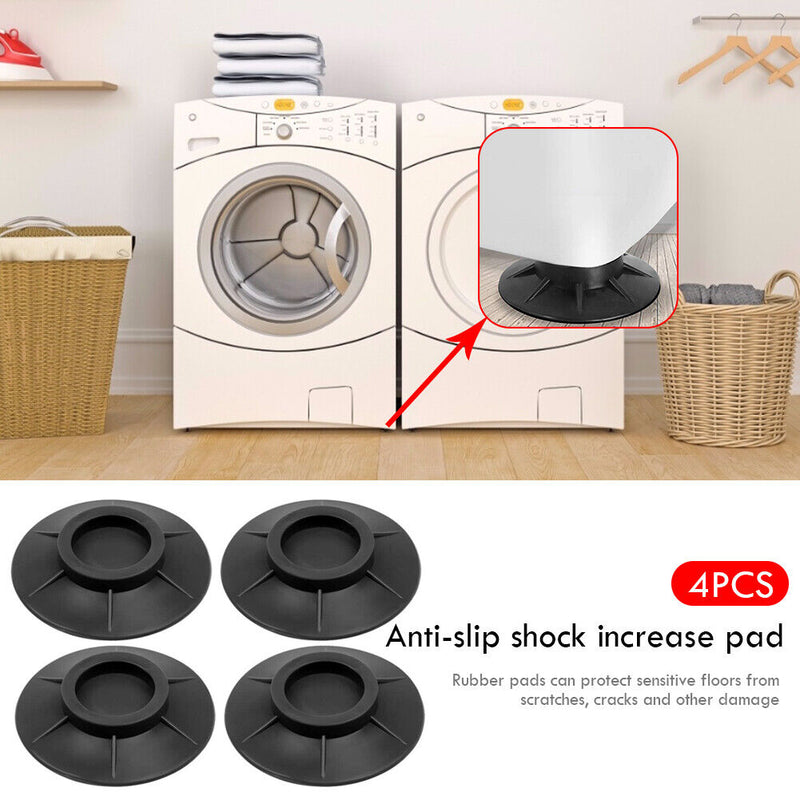 4pcs Non-Slip Anti Vibration Pads for Washer Dryer Anti Walking Feet Pads