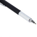 Ballpoint Pen Screwdriver Ruler Spirit Level Multifunction Pen(Black) Newly