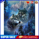 Canvas Paint By Numbers Wild Animals Oil Drawing Home Wall Decor (Wolf)