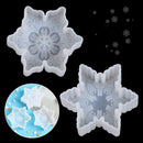 Star Shape Christmas DIY Big Snowflake Silicone Mould Crystal Mold Clay Tool