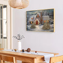 Snow House 5D Diamond Painting Rhinestone Full Square Drill for the Room End