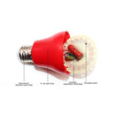 3W E27 175-265V LED Color Lantern Light Small Red Bulb Home Decoration Newly
