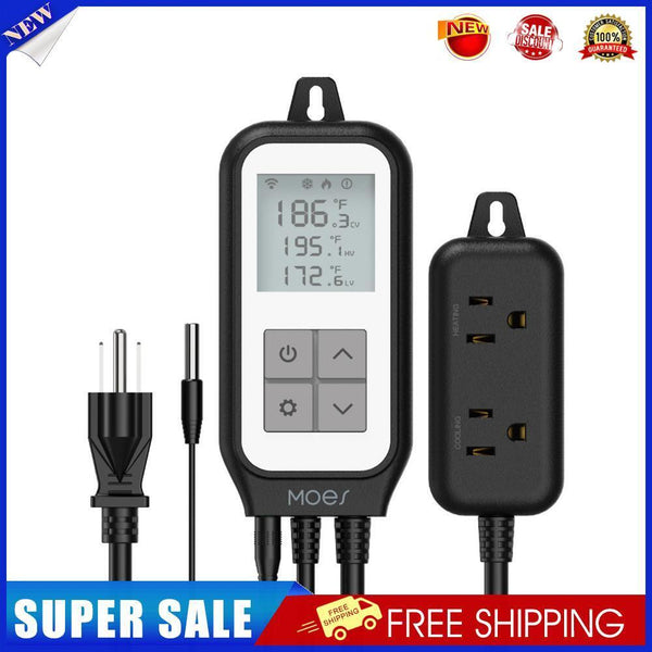 Tuya WiFi Smart Digital Thermostat Socket Temperature Regulator Outlet (US)