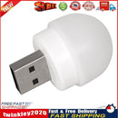 USB Plug Lamp Computer Mobile Power Charging USB Night Light (1pc-Warm) Newly