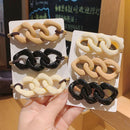 Fashion Headband Women Scrunchie Rubber Bands Hair Rope Clip Ponytail Holder