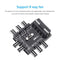 PC Speed Controller Adapter 3-level 12V Power Supply Cooler for 8-way Fans