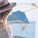 Personalized design Women Gifts clavicle chain Necklace Wine Bottle Cup Pendant