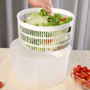 Plastic Large Salad Spinner Leaf Dryer Lettuce Vegs Drainer Dressing Water K9C5
