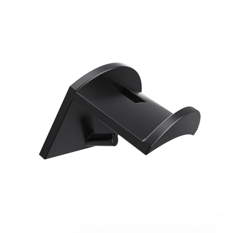 Adhesive Hat Hooks for Wall (Pack of 10) - Baseball Caps Hangers Rack (Black)