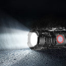 XHP50 Flashlight 5 Modes USB Rechargeable Waterproof Zoom Telescopic LED To