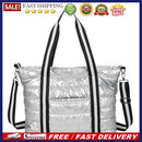 Female Lattice Pattern Armpit Bag Solid Color Large Capacity Tote Shoulder Bag