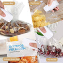 Mini Vacuum Food Heat Sealer Plastic Storage Bag Snack Seal Machine (White)