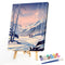 Cabin Scenery Oil Paint By Numbers Hand Painted Frameless Painting Home Ornament