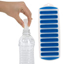 10 Holes Silicone DIY Ice Cube Moulds Long Thumb Chocolate Bar Mold (Blue) Newly