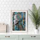 Abstract Woman Oil Paint By Numbers Kits Coloring Drawing for Adults Children