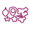 Strawberry Leaf Flower Cutting Die Embossing Stencil Card for Album DIY (A)