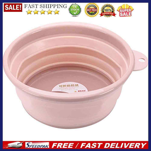 Folding Bucket Portable Foldable Basin Outdoor Travel Camping Washing Tools