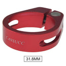 CANSUCC Bicycle Quick Release Seatpost Clamp MTB Seat Post Tube Clip 31.8/34.9mm