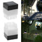 Outdoor LED Solar Post Headlamp Waterproof Fence Lamp Home Garden Lantern