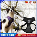 #A Polyester Cat Dog Harness Breathable Walking Lead Leash Dog Cat Vest for Outd