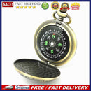 Portable Metal Retro Pocket Watch Compass Zinc Alloy Flip Navigation Compas