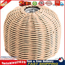 Rattan Outdoor Gas Cylinder Cover Camping Cook Gas Tank Protector (Beige) Newly