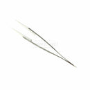 Ceramic Stainless Steel Pointed Tip Tweezer Heat Resistant Anti-acid Anti-static