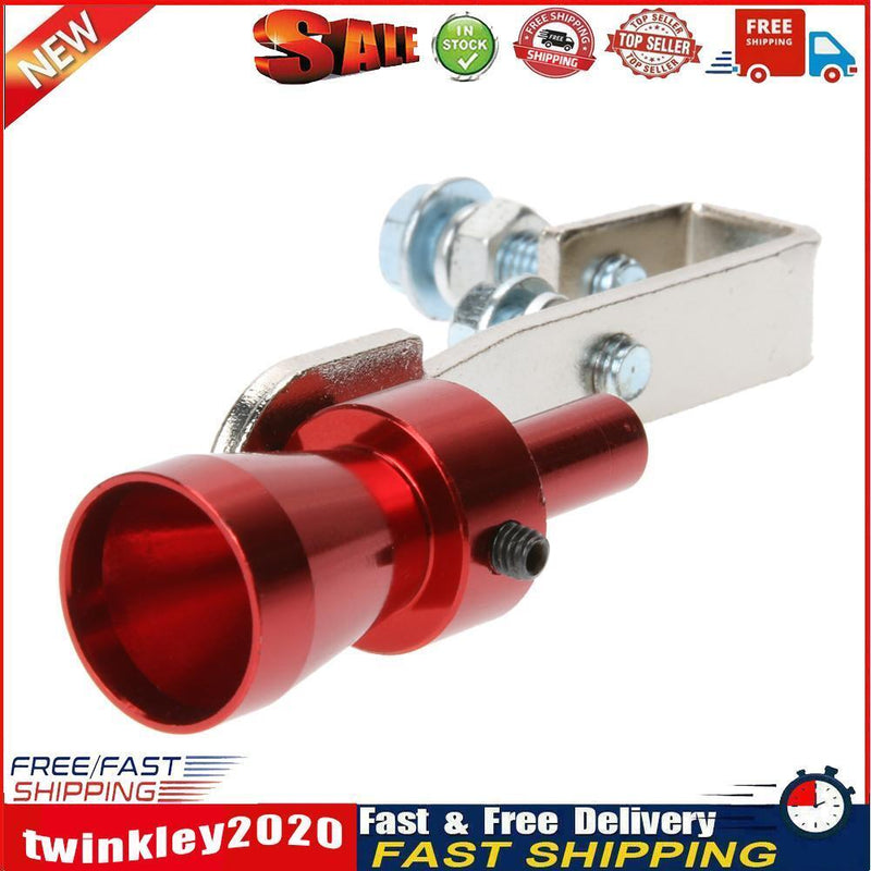 Size S Universal Car Turbo Sound Whistle Muffler Exhaust Pipe Newly