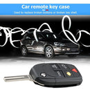 Car Remote Key Case 5 Buttons Flip Folding Key Shell Replacement for  V70