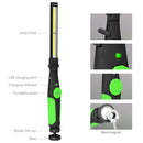 COB LED Flashlight Torch Waterproof Inspection Work Light for Car Repair Camp
